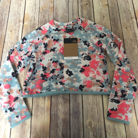 North face cropped fleece top - Picture 1 of 4
